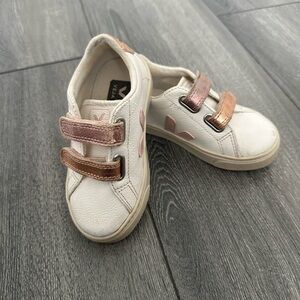 Veja Velcro Metallic Toddler Esplar Sneakers